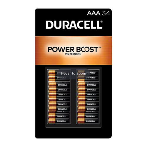 Duracell Coppertop AAA Batteries - Alkaline Resale 34 Pack - MN2400 Duracell Coppertop AAA Batteries - Alkaline Resale 34 Pack - MN2400