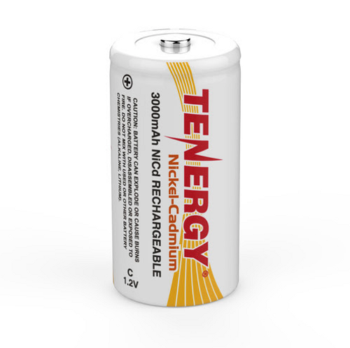 Tenergy C Cell 3000mAh NiCd Battery - Rechargeable (Button Top) 20400-0 Tenergy C Cell 3000mAh NiCd Battery - Rechargeable (Button Top) 20400-0