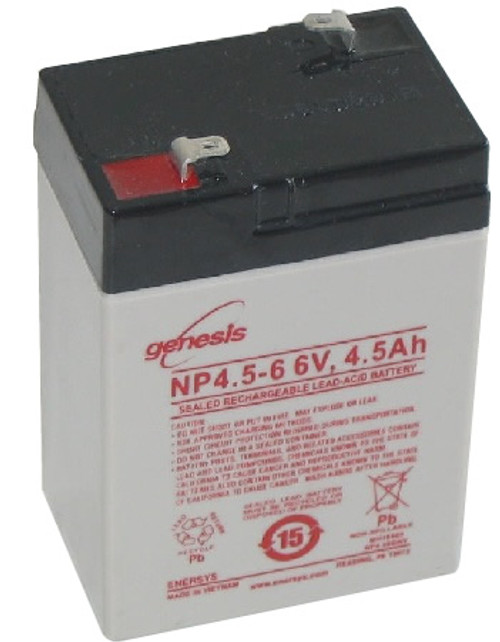 BATTERIE PLOMB ETANCHE ENERSYS NP4-6 - 6V 4Ah