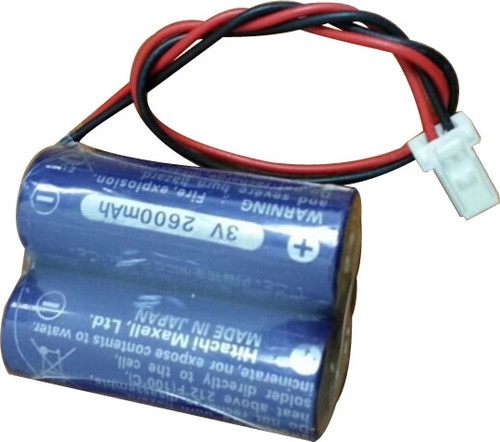 Maxell 2CR17450 Battery CR17450 (3V) Hitachi with RD0296-1 Connector Maxell 2CR17450 Battery CR17450 (3V) Hitachi with RD0296-1 Connector