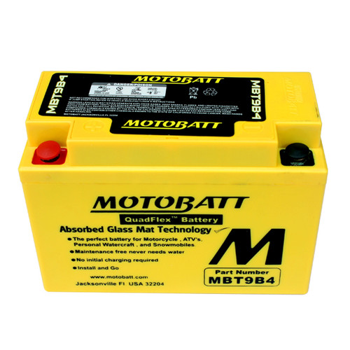 Yuasa YT9B-BS Battery Replacement - AGM Sealed for Motorcycle