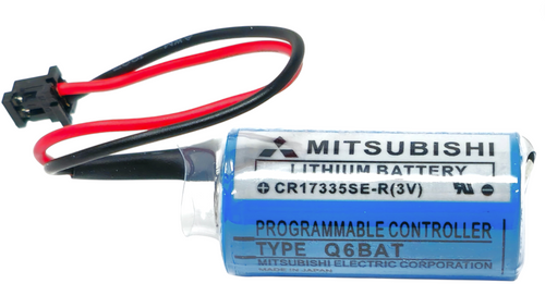 Mitsubishi CR17335SE-R (3V) Battery Replacement w/RD018 Connector Mitsubishi CR17335SE-R (3V) Battery Replacement w/RD018 Connector