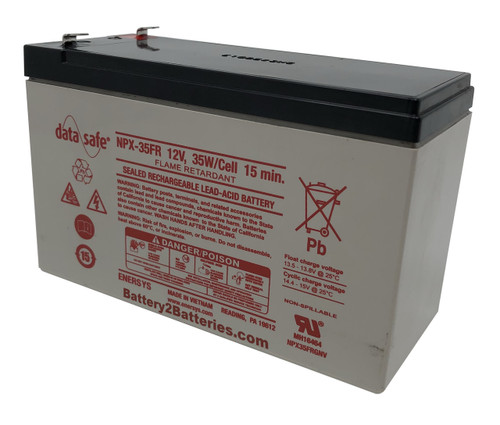 Enersys Data Safe NPX-35FR Battery 12V 35W/Cell 15 Min. (.187" Tabs) Enersys Data Safe NPX-35FR Battery 12V 35W/Cell 15 Min. (.187" Tabs)