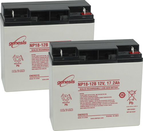 Ryobi BMP2418 Cordless Lawn Mower Batteries - 12V 18.0Ah (2 Pieces)
