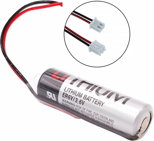 Toshiba ER6V/3.6V Battery with RD084A-2 Connector (OEM) Toshiba ER6V/3.6V Battery with RD084A-2 Connector (OEM)