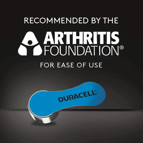 Duracell Size 675 Hearing Aid Batteries (60 Pack) Easy Tab - OEM Original