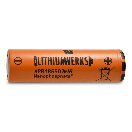 LithiumWerks ANR18650M1-B Battery - 3.3 V 1.2 Ah LiFePO4 - OEM Original