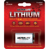 U9VLJPBP Ultralife 9 Volt Lithium Battery - 48 Pieces