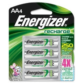 Energizer Recharge AA NiMH - Nickel Metal Hydride Batteries (4 Pack)