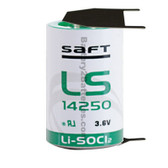 Saft LS14250-3PFRP Battery - 3.6V Lithium (3 Pins - 2+ / 1-)