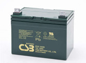 CSB EVX12340 Battery - 12V 34.0Ah Sealed Rechargeable, Replacement Batteries for EVX12340, NP33-12, PS-12330NB, PS-12350NB