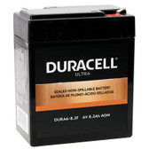 Duracell DURA6-8.2F Battery Replacement (.187") 6V 8.2Ah Ultra AGM Sealed Lead