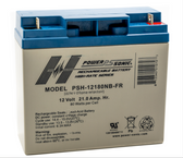 Power Sonic PSH-12180NB-FR Battery - 12V 21Ah Sealed AGM
