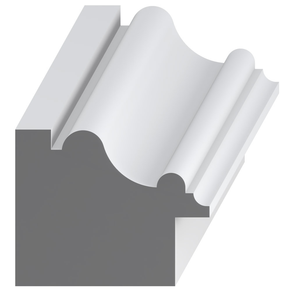 7128 Wood Backband 1-11/16 x 2-1/8 - Mouldings One