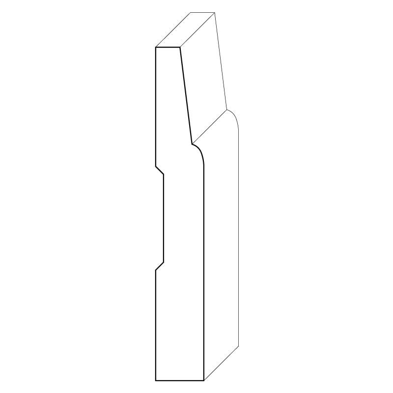 2296 Wood Base 13/16 x 5-9/16 - Mouldings One
