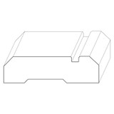 1161 Wood Casing 3/4 x 2-3/4