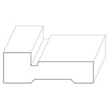 1243 Wood Casing 3/4 x 2-1/2