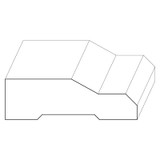 1245 Wood Casing 3/4 x 2-1/2