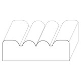 1334 Wood Casing 3/4 x 2-1/2