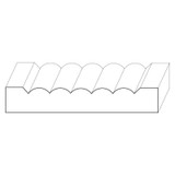 1403 Wood Casing 3/4 x 4-1/2