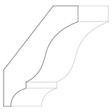 3004 Wood Crown 3/4 x 3-1/4
