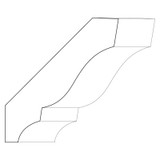 3016 Wood Crown 3/4 x 3-3/4