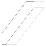 3216 Wood Crown 3/4 x 4-1/4