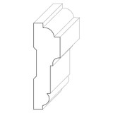 4070 Wood Chair Rail 3/4 x 2-1/2