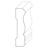 4075 Wood Chair Rail 3/4 x 3-3/16