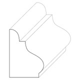 5205 Wood Panel Mold & Base Cap 3/4 x 1