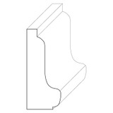5406 Wood Panel Mold & Base Cap 3/4 x 1-3/4
