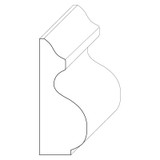 5415 Wood Panel Mold & Base Cap 3/4 x 2