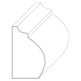5431 Wood Panel Mold & Base Cap 3/4 x 1-3/4