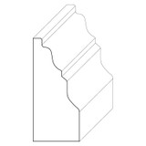 5448 Wood Panel Mold & Base Cap 3/4 x 1-3/4