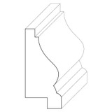 5449 Wood Panel Mold & Base Cap 3/4 x 1-3/4