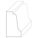 5468 Wood Panel Mold & Base Cap 3/4 x 1-5/8