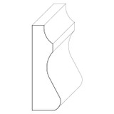 5481 Wood Panel Mold & Base Cap 3/4 x 2-1/4