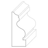 5486 Wood Panel Mold & Base Cap 3/4 x 1-7/8