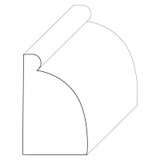 5600 Wood Panel Mold & Base Cap 3/4 x 1-3/16