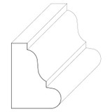 5670 Wood Panel Mold & Base Cap 3/4 x 1