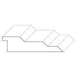 5673 Wood Panel Mold & Base Cap 3/4 x 3