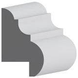 7014 Wood Panel Mold & Base Cap 3/4 x 1-1/8