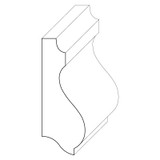 8227 Wood Panel Mold & Base Cap 3/4 x 2