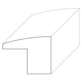 9507 Wood Panel Mold & Base Cap 3/4 x 1