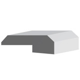 9532 Wood Panel Mold & Base Cap 3/4 x 2