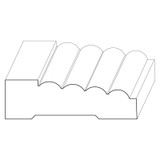 1532 Wood Casing 3/4 x 2-1/2