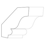 3363 Wood Crown 3/4 x 2-1/4