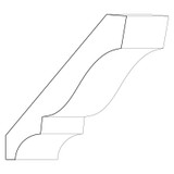 3381 Wood Crown 5/8 x 3-5/8