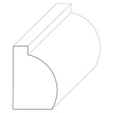 5108 Wood Panel Mold & Base Cap 9/16 x 13/16
