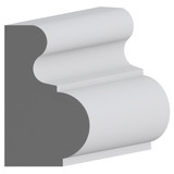 5201 Wood Panel Mold & Base Cap 11/16 x 1-1/8